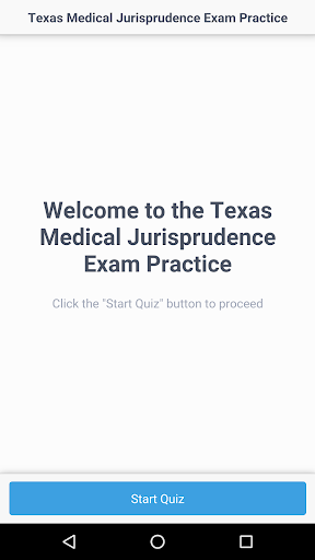 Texas PA Jurisprudence Exam Screen 2