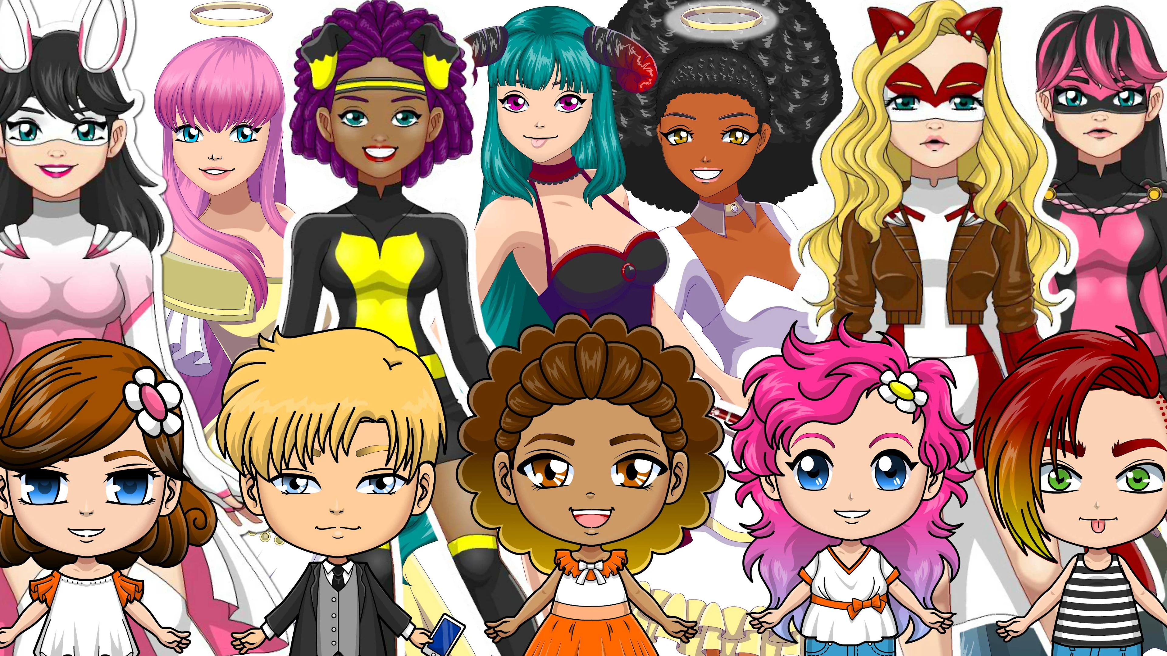 Angel or Demon Avatar Dress Up Game - Online Game - Play for Free