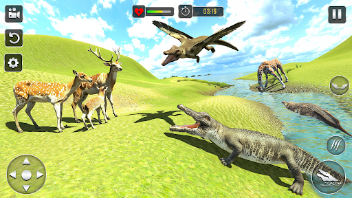 Wild Crocodile Sim Animal Game screenshots 2