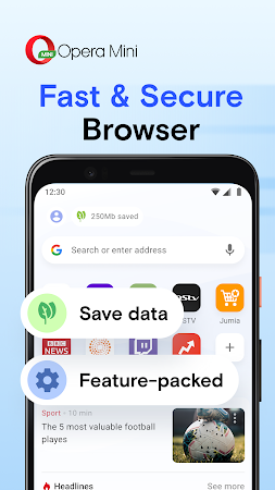 Game screenshot Opera Mini: Fast Web Browser mod apk