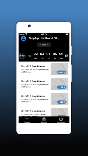 StepUp Health and Fitness Screen 3