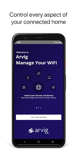 Android application Arvig Manage Your WiFi screenshort