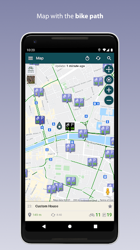 Android application Dublin Bikes screenshort
