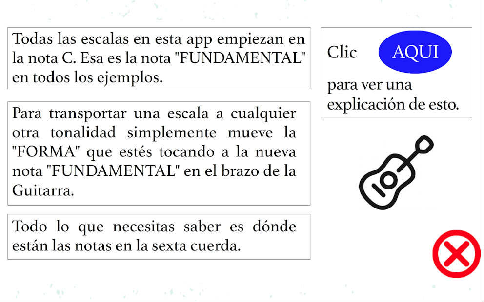 Captura 16 Escalas de Guitarra android
