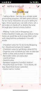 Notes & To Do List