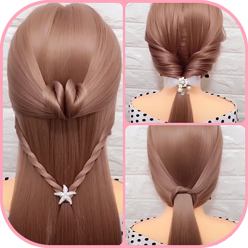 Girls Hairstyles Step by Step  Icon
