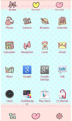 -Minty Ribbon- Theme +HOME Screen 3