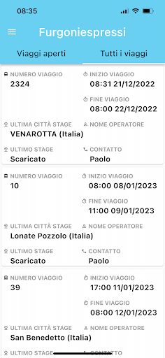 FurgoniExp Screen 2