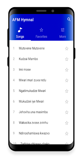 AFM Hymn Book - Nziyo DzeAFM Screen 3