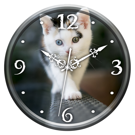 Cat Clock Live Wallpaper