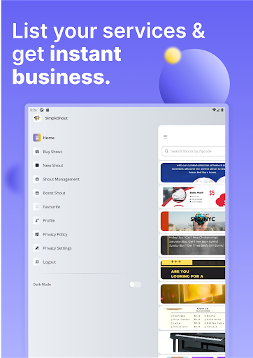 Simple Shout Screen 2