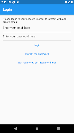 Android application NoteKeep screenshort