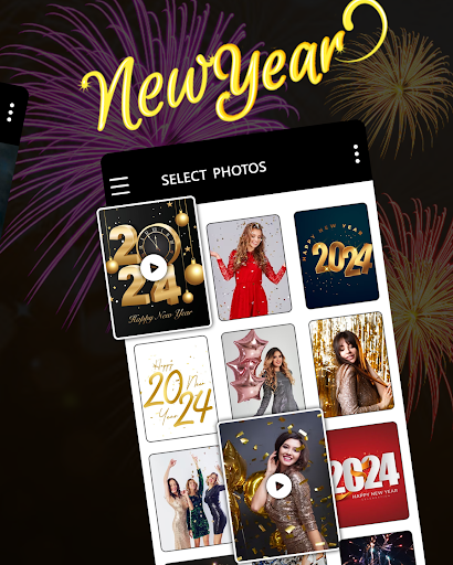 NewYear Video Maker 2024 Screen 3