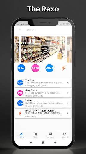 Android application The Rexo screenshort