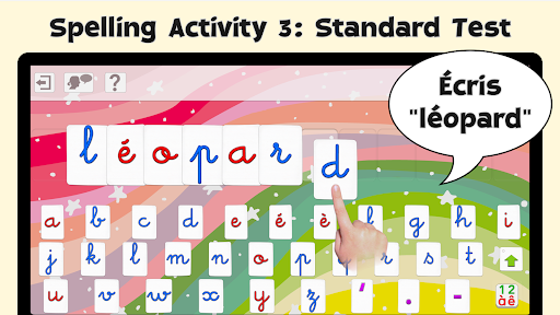Screenshot of French Words - Learn spelling