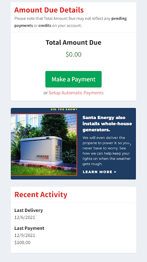 Santa Energy Screen 2