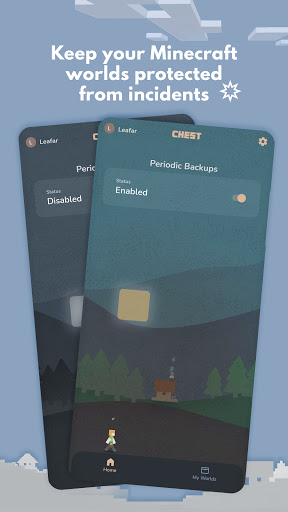 Android application Backup for Minecraft PE screenshort