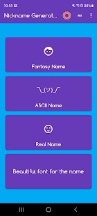 Name Generator Screenshot