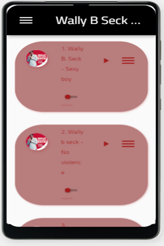 Android application Wally B Seck | Sexy Boy Music screenshort