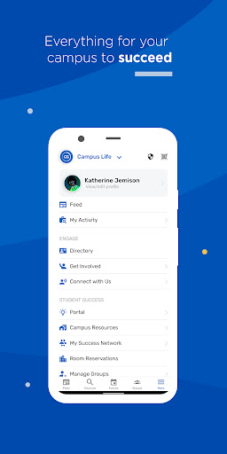 Screenshot of CampusGroups