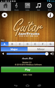 Guitar Jam Tracks Scales Buddy Screenshot