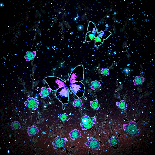Dark Sky with Roses- Wallpaper logo