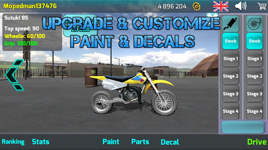 Captura de Pantalla 18 Wheelie King 4: Moto Challenge android