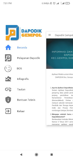 Dapodik Gempol Screen 2