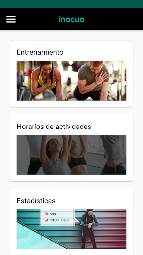 Android application Inacua screenshort