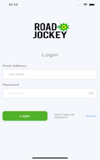 Android application RoadJockey Roadie Driver screenshort