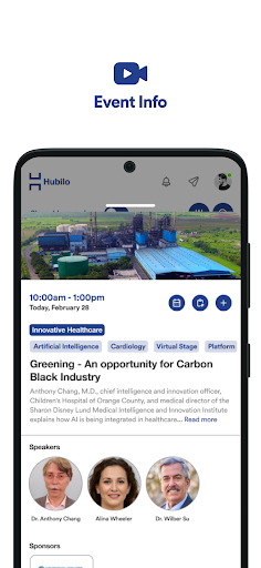 Android application USFIA 2022 Annual Conference screenshort