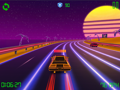 Retro Drive - Xmas edition 1.7.4 APK screenshots 9