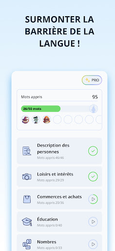 Aperçu de l'application