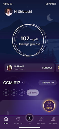 Android application ultra.fit screenshort