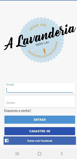 Android application A Lavanderia Serv Lav screenshort