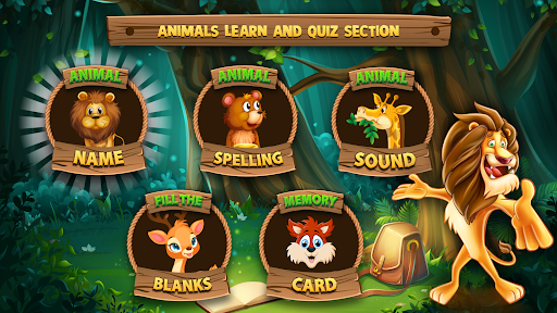 Android application Animal Sound & Name screenshort