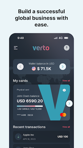 Verto Pay Screen 3