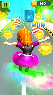Princess Run: 地鐵跑酷 手機遊戲 跑步 動作