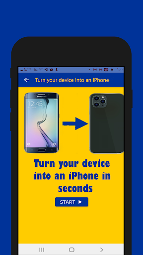 Android application Turn your phone into an iPhone screenshort