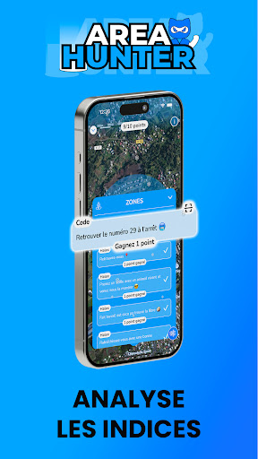 Android application AreaHunter screenshort