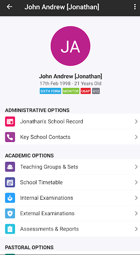iParent App Screen 2