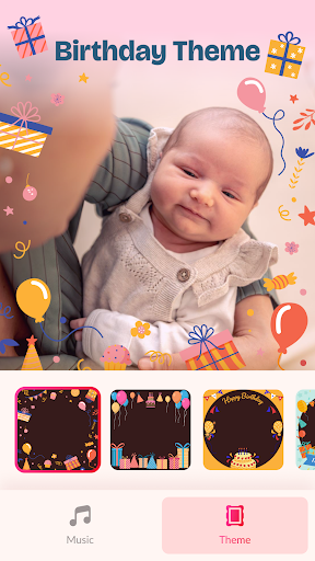 Screenshot of Happy Birthday Video Maker