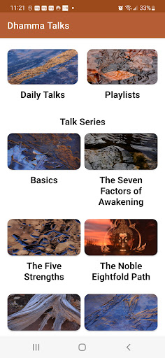 Android application Dhamma Talks screenshort