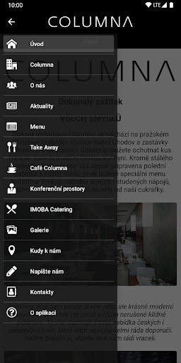 Android application Columna screenshort