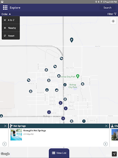 Screenshot of Visit Bishop CA