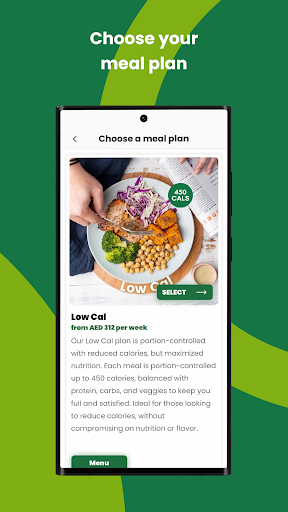 FITT Meals - Meal plans Screen 3