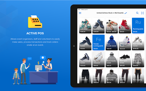 Android application ACTIVE POS screenshort