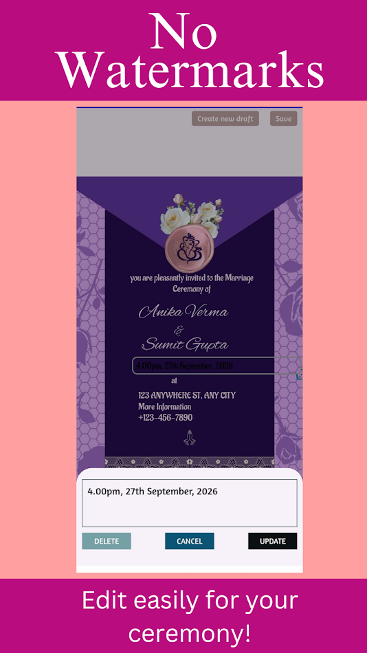 #2. Max Ceremony- invitation maker (Android) 게시자: JRB Vision