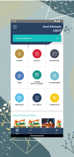 SDM HIGH SCHOOL - PARENT APP Screen 3