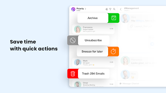 Spike: AI Email & Team Chat Screenshot